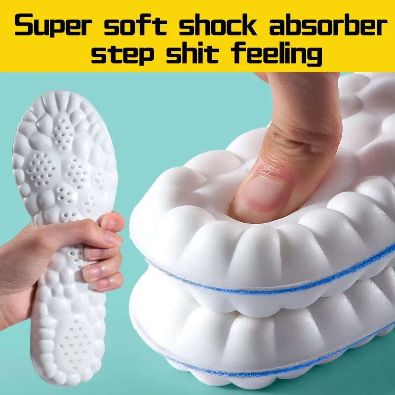 Orthopedic Sport Insos Feet PU So Soft Breathab Shock Absorption Running Shoes Pad For Men Women Arch Support_voghion.com