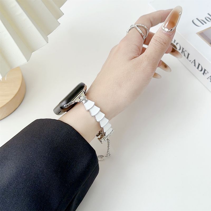 Stainless Steel Strap for iWatch Ultra 2 Se 9/8/7/6 Fashion Bracelet Watch Strap 42/44/45/49mm 38/40/41mm_voghion.com