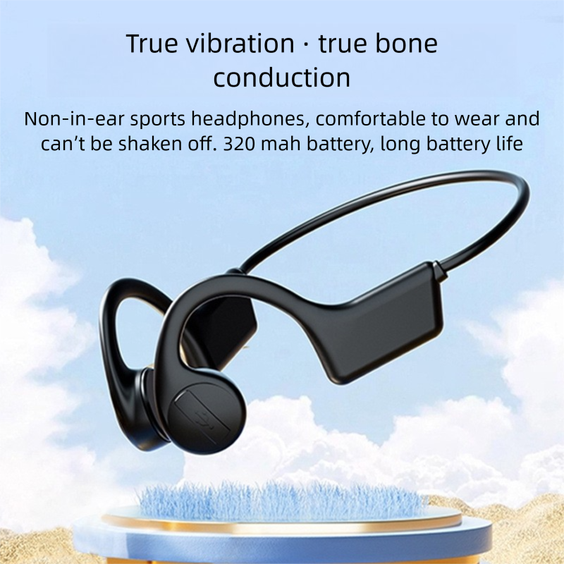 X7 Bone Conduction Running Sports Swimming Ultra-Long Battery Life Leakage Pain No In-Ear Bluetooth Headphones_voghion.com