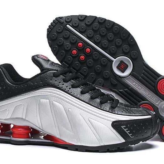 Scarpe da corsa sportive Shoxr4 Neymar da donna con ammortizzazione e colonna d'aria colorata, da uomo_voghion.com
