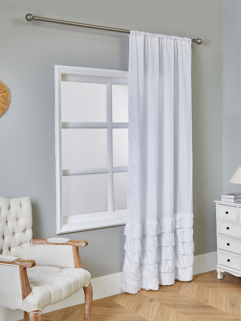 Cortinas semitransparentes modernas – cortinas de poliéster com babados para sala de estar (forro 100% blackout opcional, sem necessidade de furação, branco/prata/verde)_voghion.com