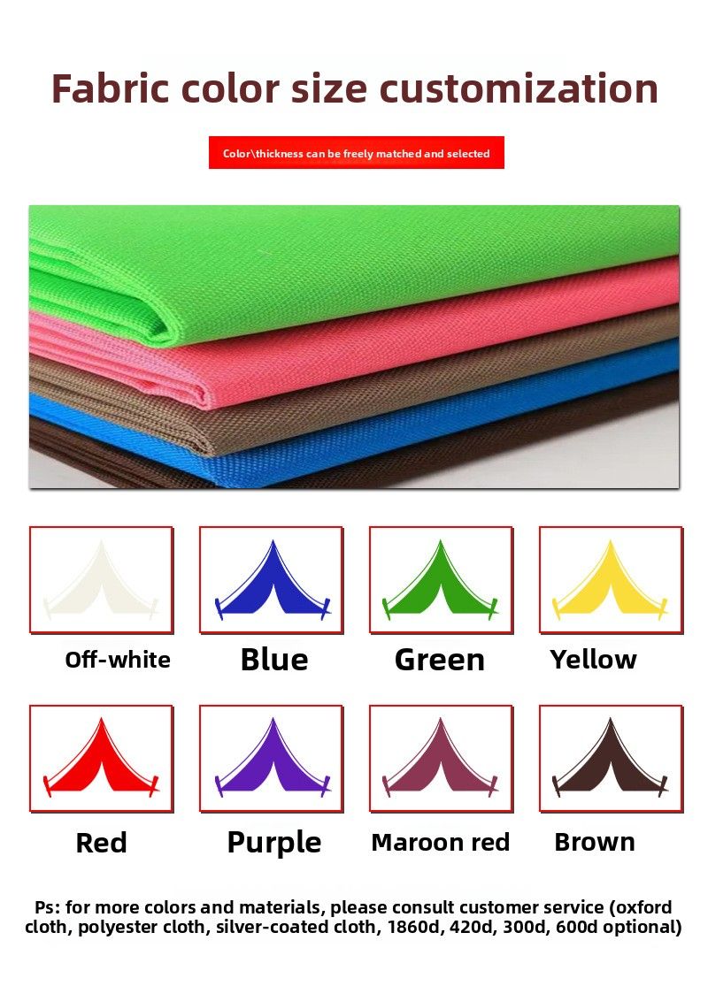 Tenda da campeggio in vinile nero Oxford con tettuccio spesso per cucinare all'aperto, antivento, parasole, pieghevole, antipioggia, portatile_voghion.com