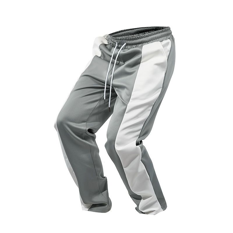 Lässige, sportliche Jogginghose für Herren – lockere Passform, atmungsaktiv und schnelltrocknend mit Farbblockdesign zum Laufen, fürs Fitnessstudio und den Alltag_voghion.com