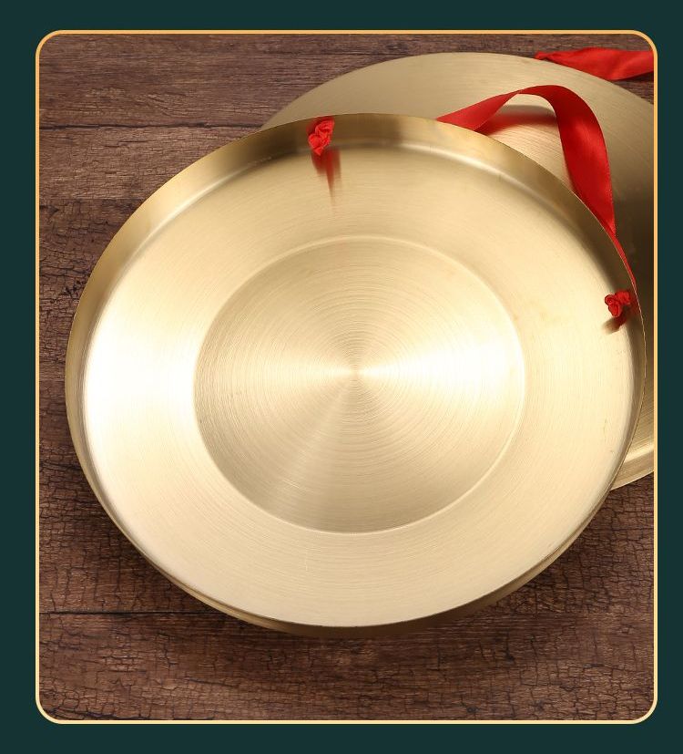 Copper-Plated Alloy Road Opening Steel High Volume Flood Prevention Warning Gong Drum Kindergarten Three-Sentence Half_voghion.com