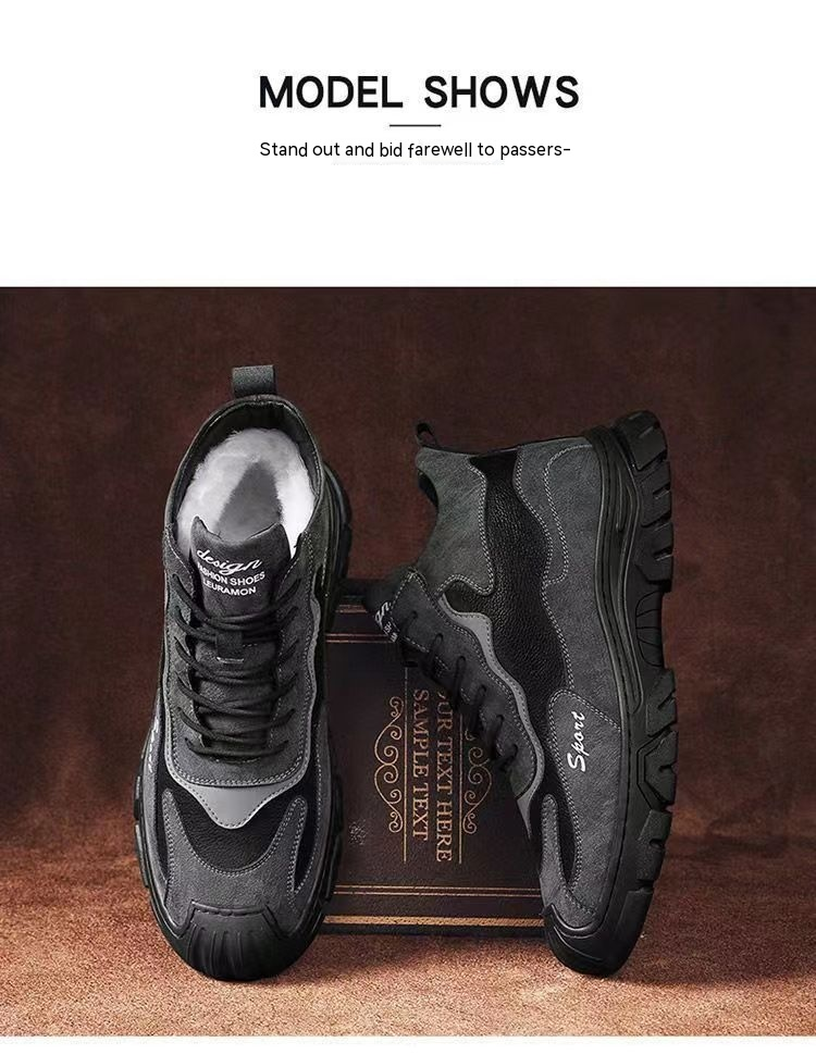 Man Comfortable Work Shoes Running Shoes Sneakers Mesh Footgear Footwear_voghion.com