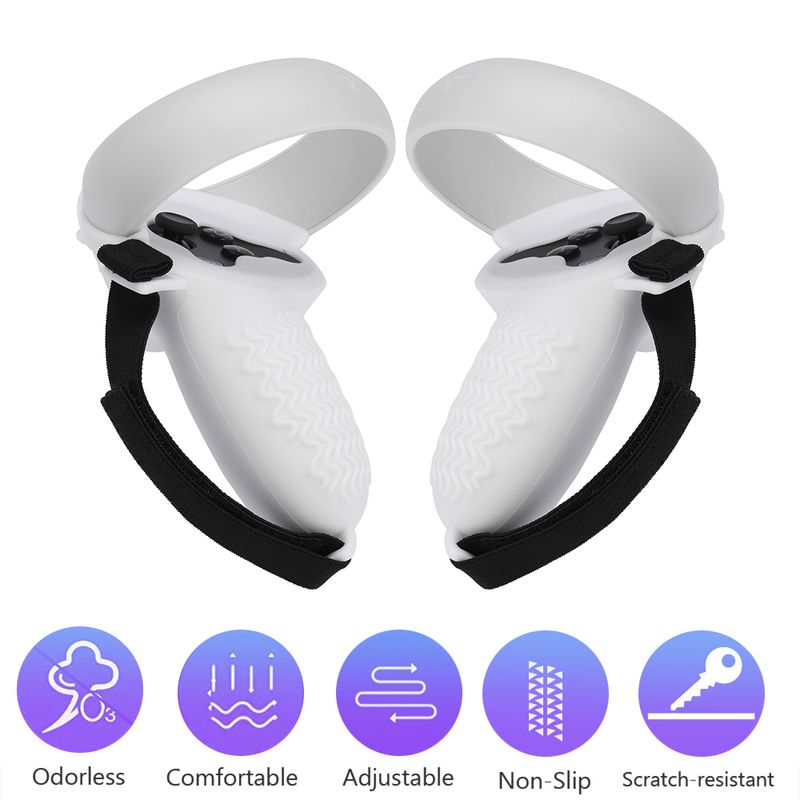 Housse de poignée pour Oculus Quest 2 VR Touch Controller Case Handle Sleeve Housse de protection Sangle pour Oculus Quest 2 Accessoires_voghion.com
