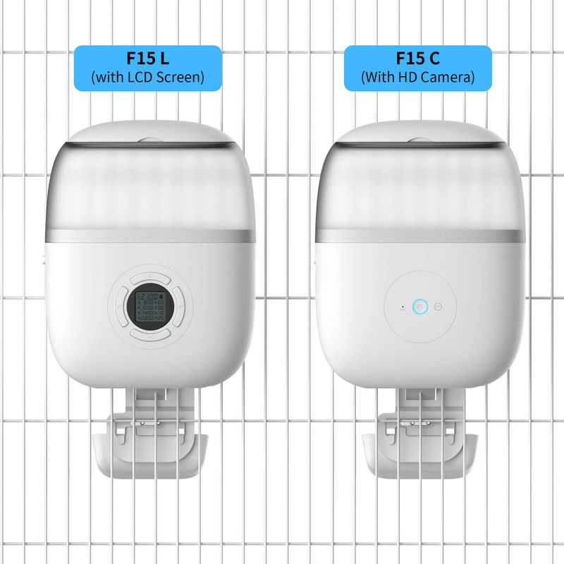 Smart Hanging Cage Pet Feeder With 200W Ultra-Clear Camera For Remote Feeding Via APP_voghion.com