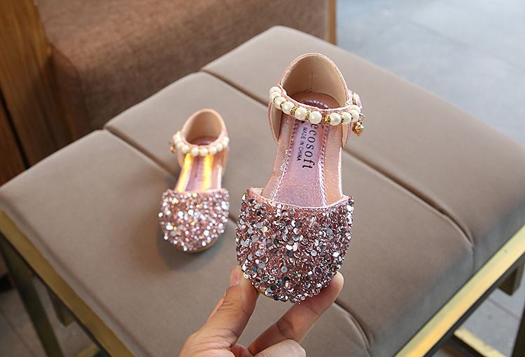 Mutter & Kinder 2025 Frühling Sommer Schuhe Für Mädchen Baby Prinzessin Schuhe kinder Casual Schuhe Pailletten Schuhe Perle Tanz Schuhe_voghion.com