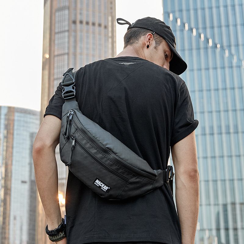 Fashionable new sports waist bag, single shoulder crossbody waterproof outdoor travel multifunctional bag_voghion.com