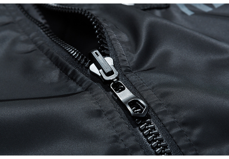 Jackett Männer Fréijoer an Hierscht Pilotjackett Plus déck Aarbechtskleeder Trendy Mark Duebelsäiteg Zwee-Wear Baseball Uniform_voghion.com