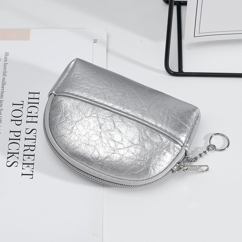 Zipper Purse Small And Exquisite Key Storage Mini Handheld Card Holder Coin Bag_voghion.com
