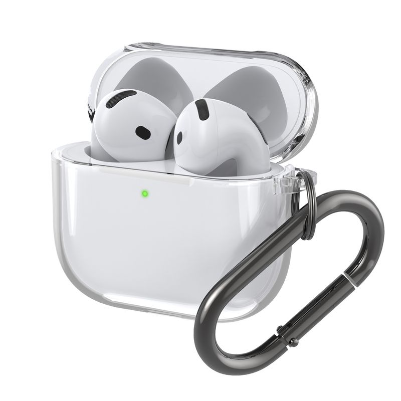Piemērots 2024. gada 4. modelim, jauns caurspīdīgs un vienkāršs TPU Bluetooth austiņu aizsargvāciņš_voghion.com