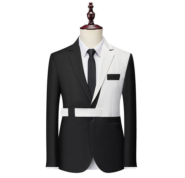 Spring/Autumn New High Quality Coat Men's Simple Business Loose Casual Single Suit Top_voghion.com
