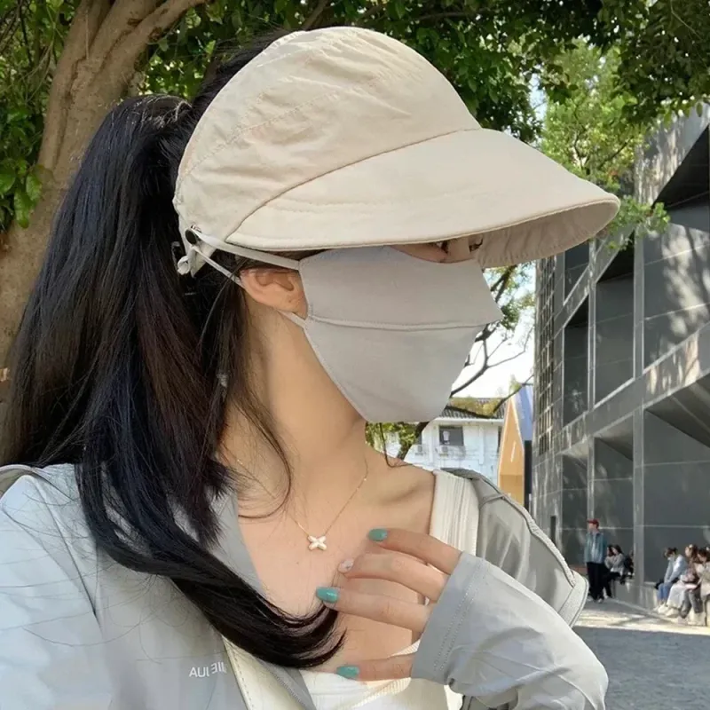 New Arrivals Outdoor Summer Wide Brim Sunhat Women Sun Hats Foldable Adjustable Beach Bucket Hat Uv Protection Visors Fisherman_voghion.com