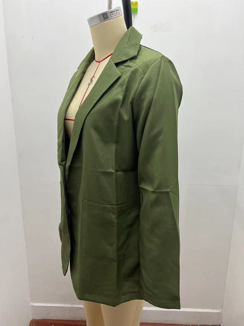 Dammode casual kostym lapel slim cardigan stil kostymjacka_voghion.com
