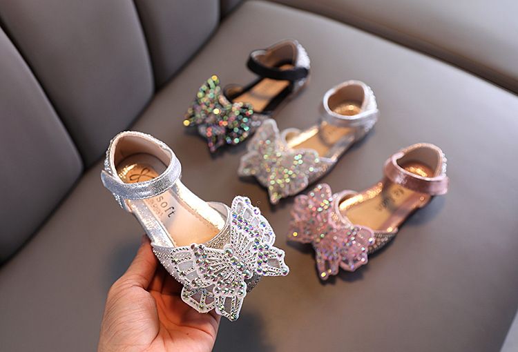 Kleine und große Kinder Tanzschuhe Einzelschuhe Showschuhe Prinzessin Schuhe_voghion.com