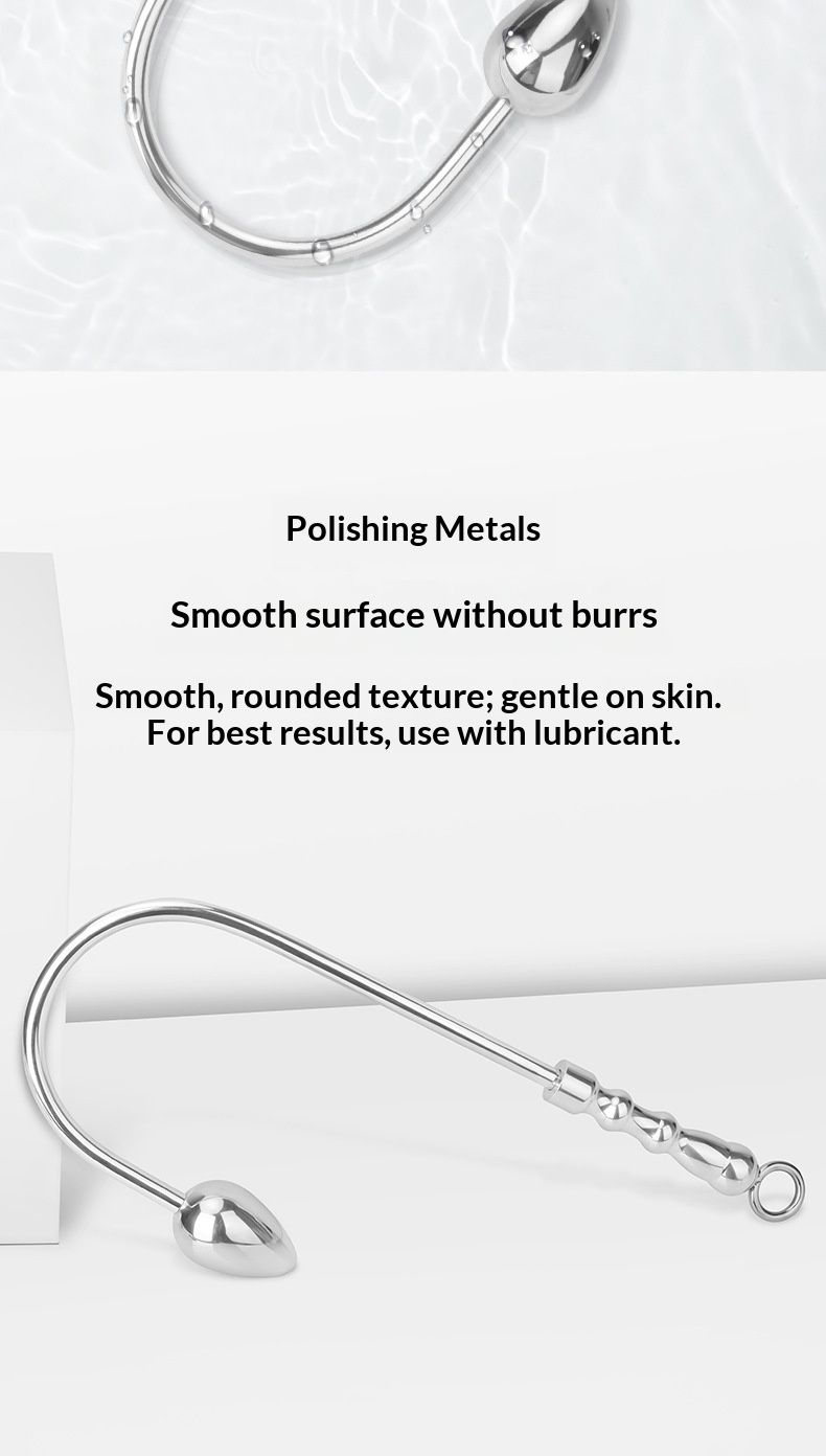 luckyqqyp Plug anale con cono in metallo Stimolazione alternativa Sviluppo della camera posteriore SM Giocattoli erotici BDSM Prodotti per adulti_voghion.com