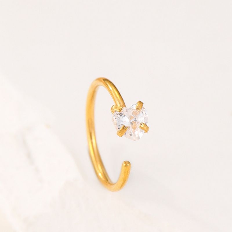 Einfachheit, Luxus, Mode, eingelegte Nieten, personalisierte Stanzungen, Nischen-Liebesdesign, Ringe, vielseitiges Nasen-Accessoire_voghion.com