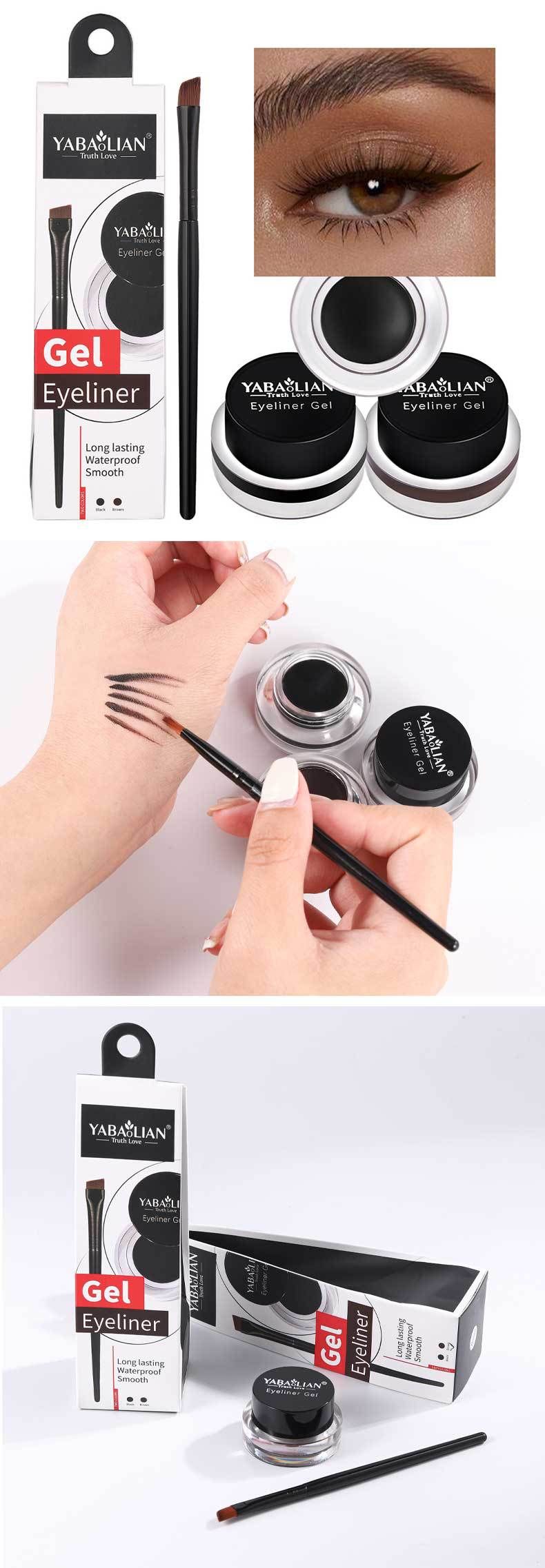 Eyeliner Cream Lasting Set Eyeliner Cream Beginner Eyeliner Cream_voghion.com