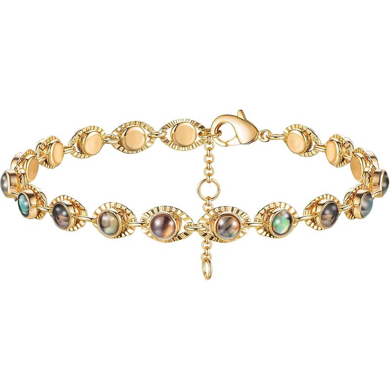 Braccialetto versatile in zircone di alta qualità, nuovo e di alta qualità, regalo di San Valentino, semplice, dolce, resistente allo sbiadimento, squisito_voghion.com