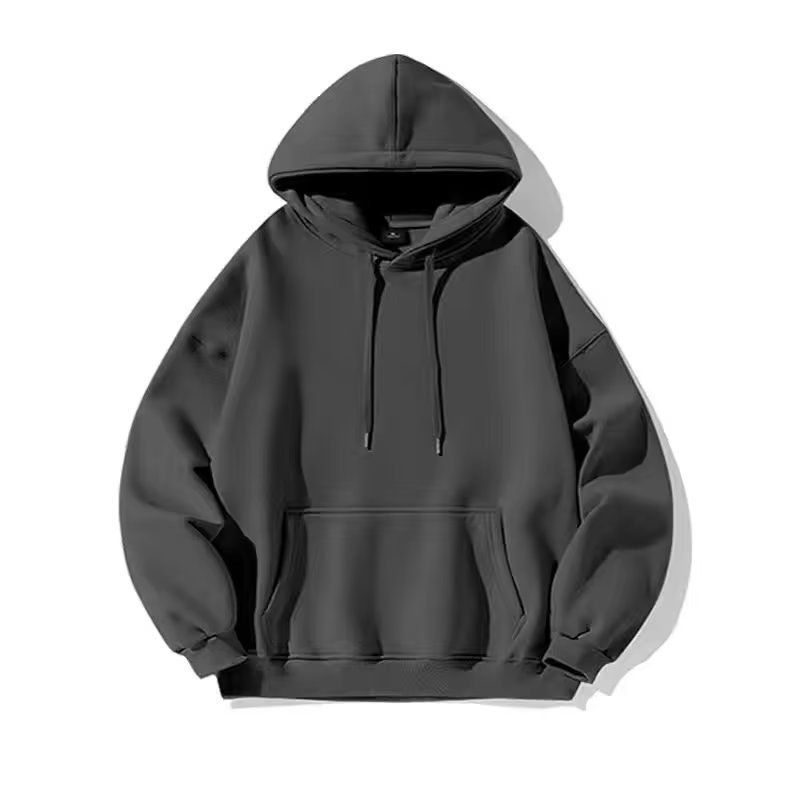 Roupas masculinas Moletom com capuz masculino Ins estilo solto marca da moda primavera e outono masculino solto top fino jaqueta de cor sólida atacado_voghion.com
