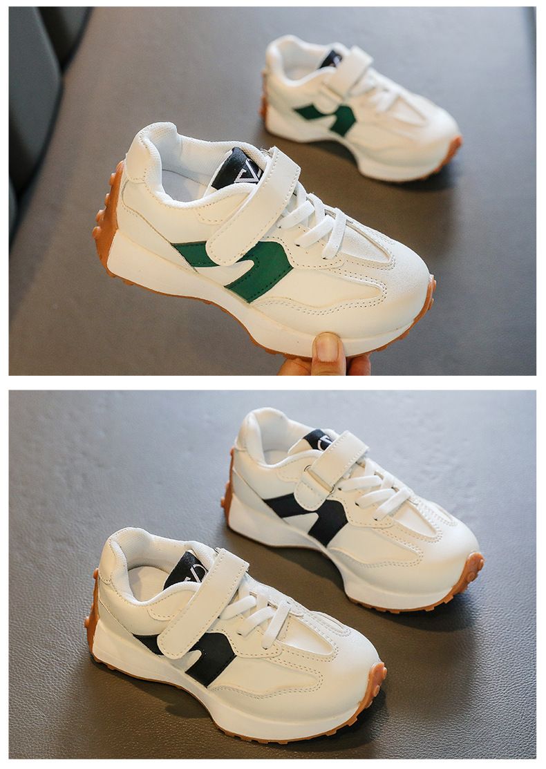 Scarpe sportive per bambini con vita sottile per mamma e bambini, nuove scarpe sportive antiscivolo per ragazzi, scarpe bianche alla moda per studenti e ragazze_voghion.com