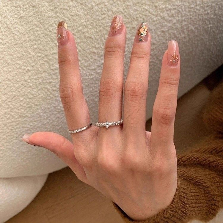 High-Value Versatile Vintage Single Horse Eye Diamond Silver Light Luxury High-End Niche Design Adjustable Open Ring_voghion.com