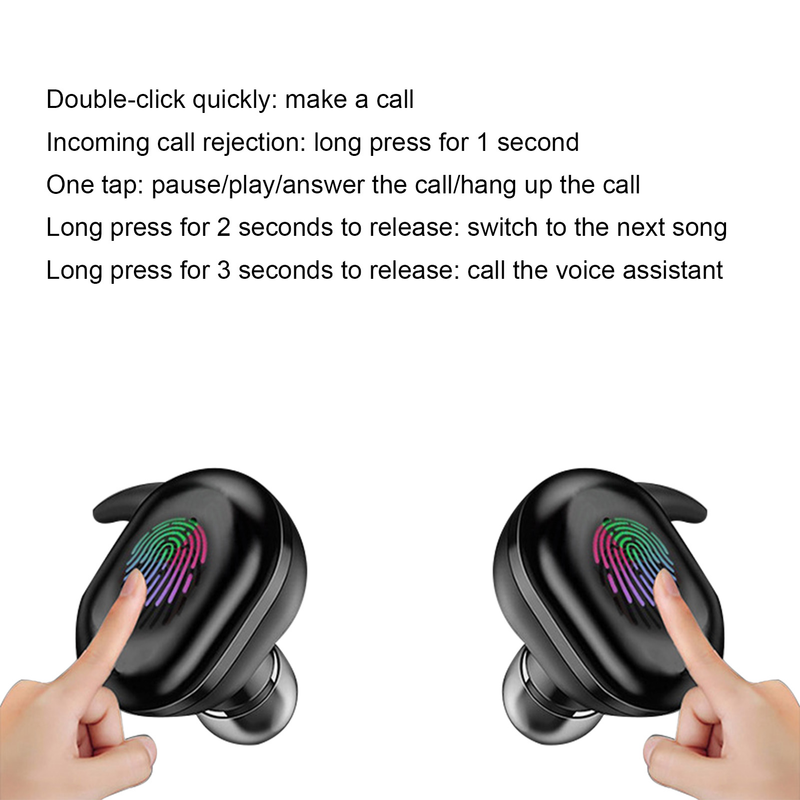 Control High 1 Earbuds Touch Y30 Wireless Pair Rechargeable Clarity Mini Bluetooth-compatible 5.0 Stereo Earphones for_voghion.com