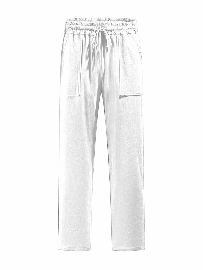 „Lässige Herrenhose aus Leinenmischung – Gerades Bein, entspannte Passform, atmungsaktiv und leicht für den Alltag (S–XXXL, 8 Farben) |_voghion.com