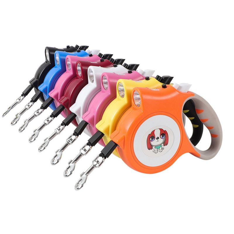 Guinzaglio automatico portatile retrattile leggero per cani da passeggio all'aperto_voghion.com