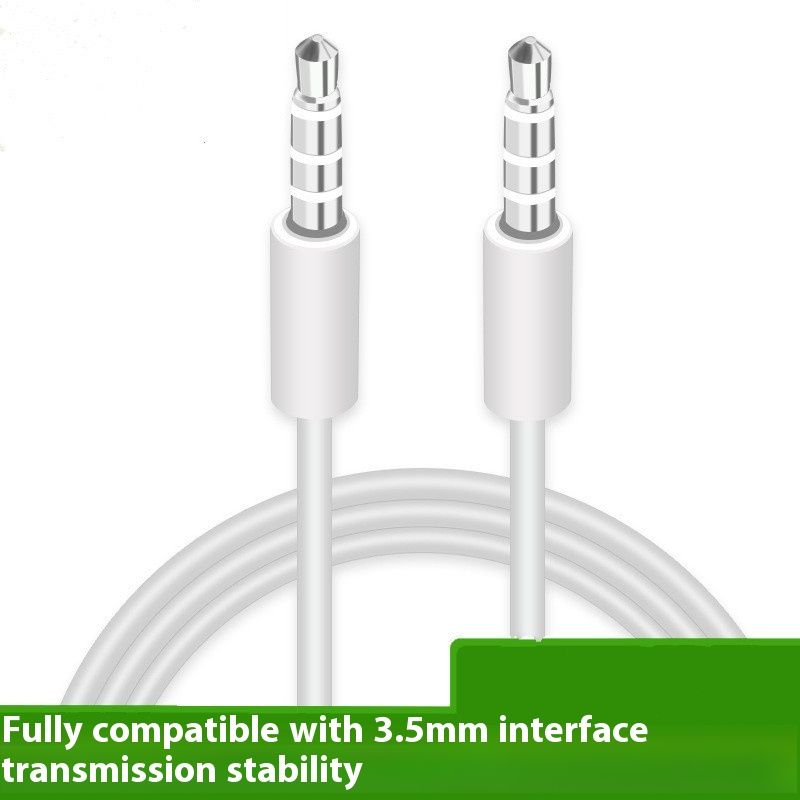 Musik Festival AUX handys, geeignet für Apple audio kabel 4-abschnitt 4-core auto stecker gerade 3,5mm zu männlichen_voghion.com