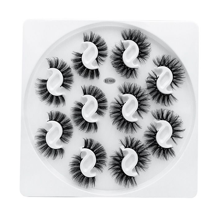 Hot Sale 10 Pairs Of Fluffy False Multi-Layer Dense Realistic Long Eyelashes Manufacturer_voghion.com