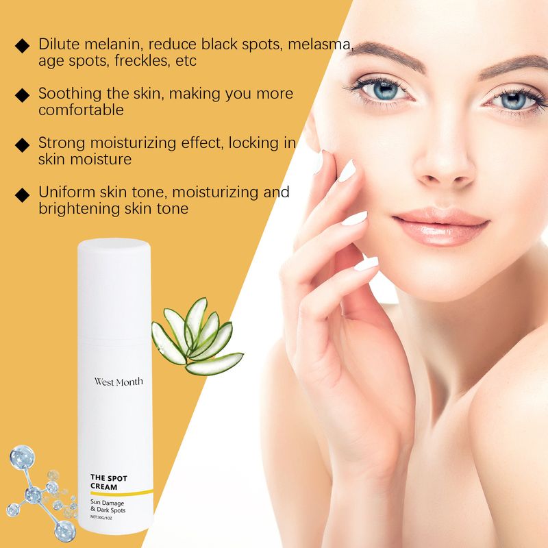 West Month Huidverzorgingscrème, Hydraterende Huidverzorging Hydraterende Hydraterende Herstellende Huid Gezichtscrème_voghion.com