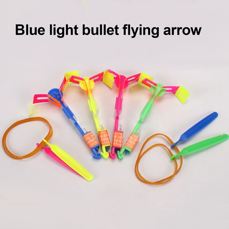 Happyhouse 1 set Slingshot Racheta Elastic Ușor de Asamblat Plastic Uimitor Lumină LED Slingshot Jucărie zburătoare pentru petreceri_voghion.com