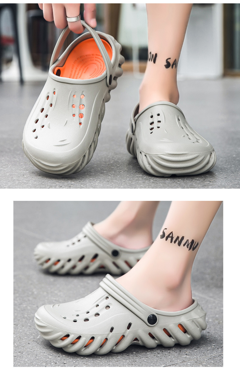 Herrenmode Baotou Hausschuhe Student Mode Lässige Strandschuhe_voghion.com