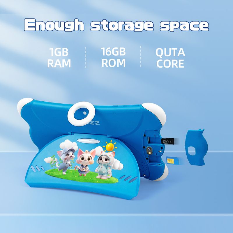 7 inç çocuk çizgi film NPAD730 SIM+WiFi çift kart öğrenci tablet PC_voghion.com