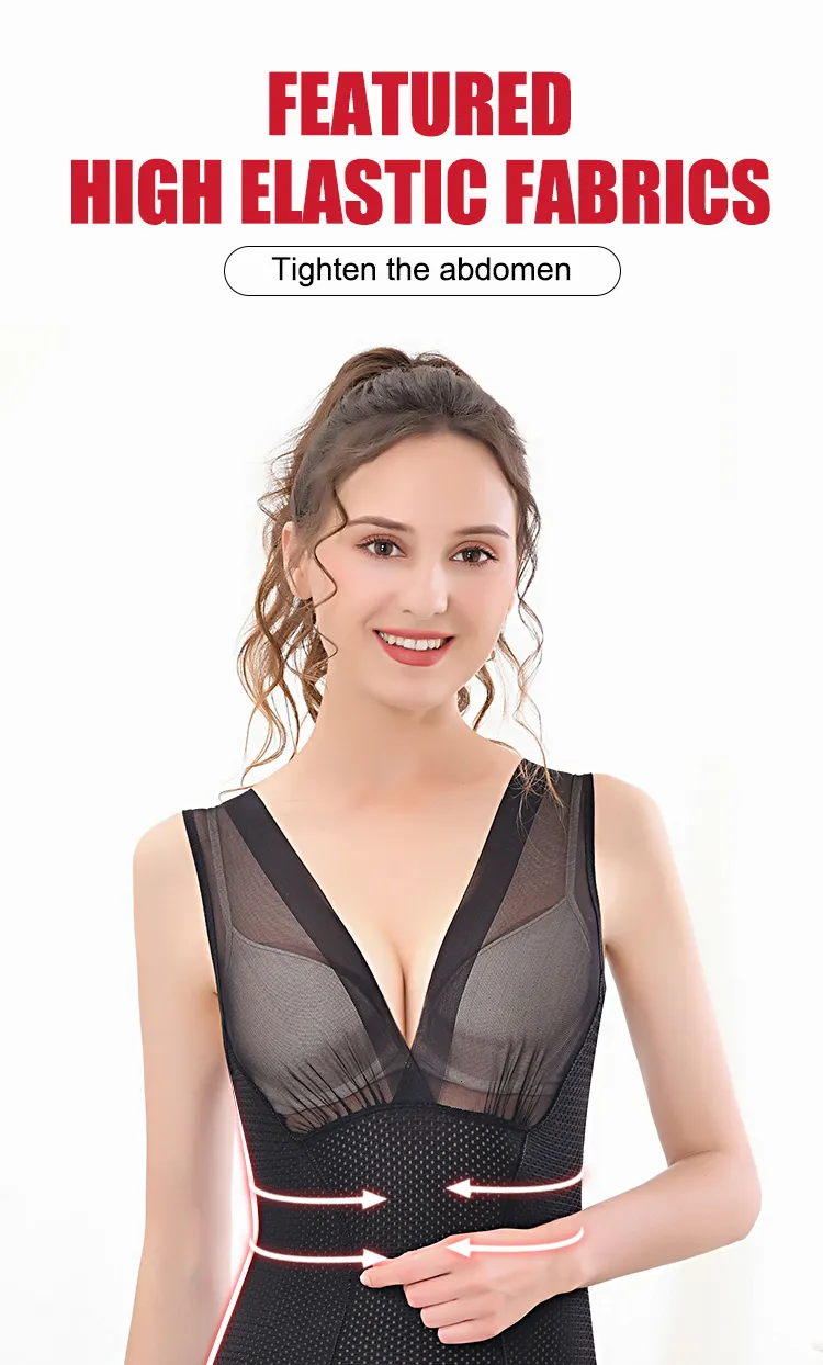 Juosmens pilvo formavimo priemonė MISTHIN Bodysuit viso kūno formavimo priemonė Kolumbietė Salomėjos juosta Moterys numeta svorio Lieknėja pilvo kontrolė_voghion.com