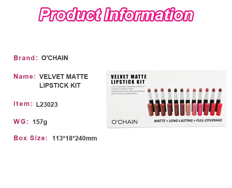 Rossetto opaco impermeabile antiaderente Personal Set Boxed Fade_voghion.com