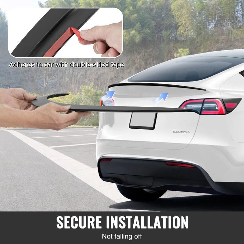 Spoiler Car Compatible Inch 47.2 GT ABS Rear High Tesla Material Paint W Baking With Strength Wing Spoiler Spoiler Model Car Y_voghion.com