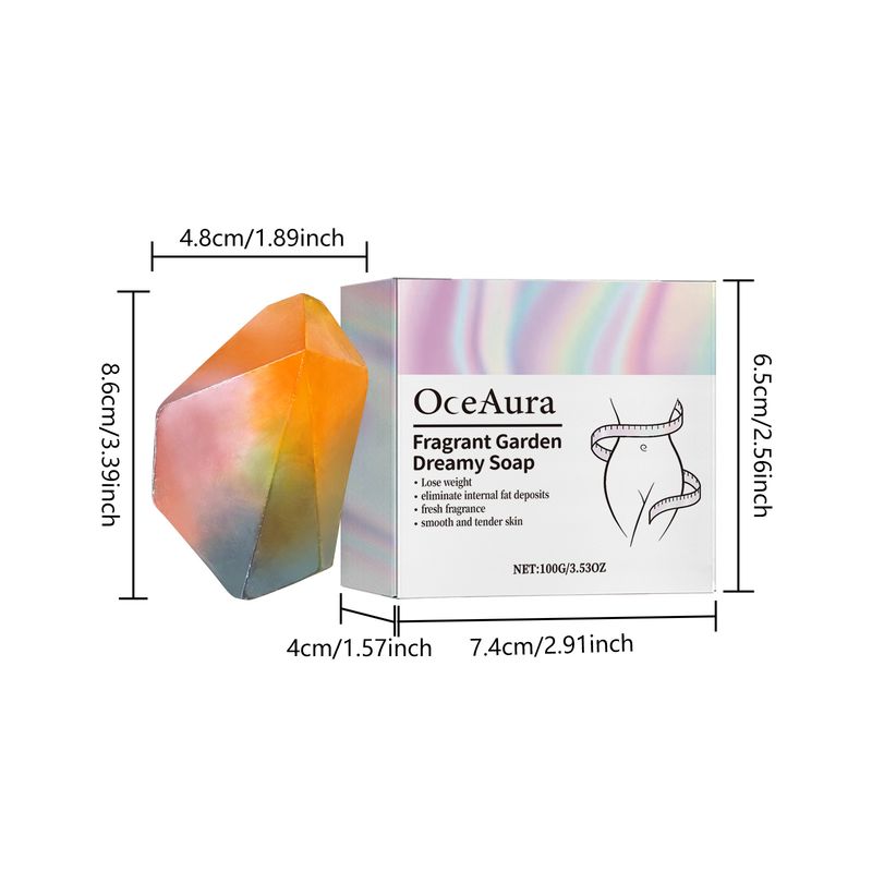 Oceaura Slimming Soap, Wash Your Face And Bathe Your Whole Body Soap Clean And Gently Moisturize Your Skin Care Long Lasting Fragrant Bath Soap_voghion.com