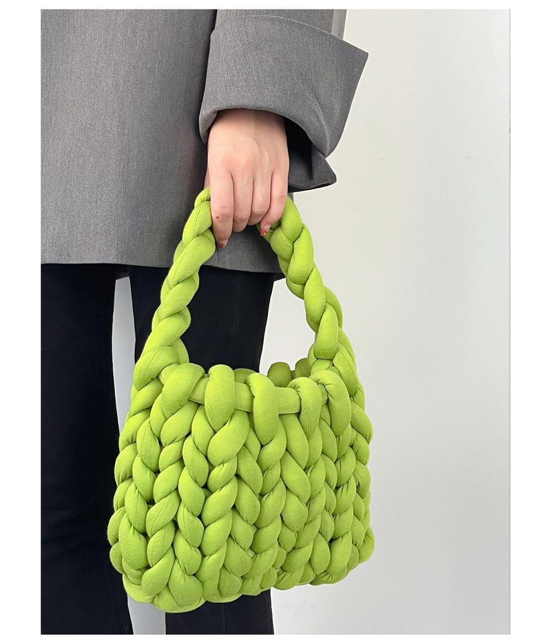 Borsa tessuta a mano fai-da-te in lana islandese super spessa, piccola borsa quadrata fatta a mano con ghiaccio freddo fatto in casa per la fidanzata_voghion.com