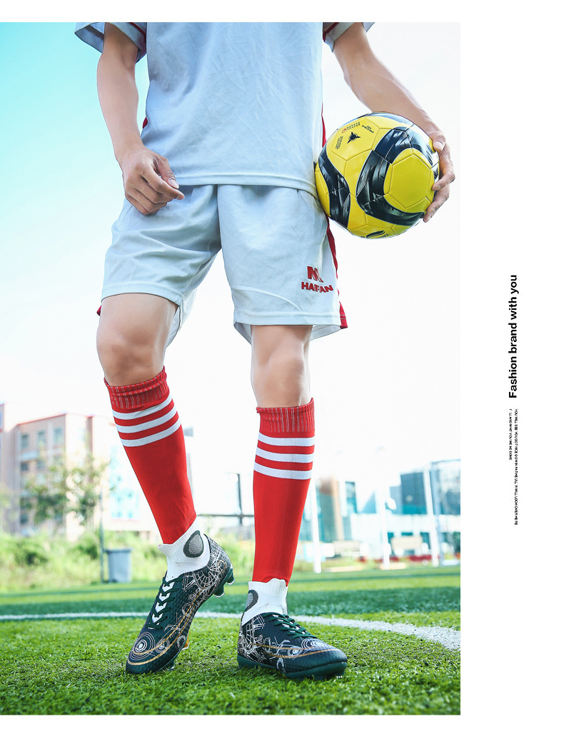 Neue High Top Socken mit langen Nägeln Fußball Herren Mandarin Duck Grass Erwachsene Wettkampf Sport Socken, Outdoor Training_voghion.com