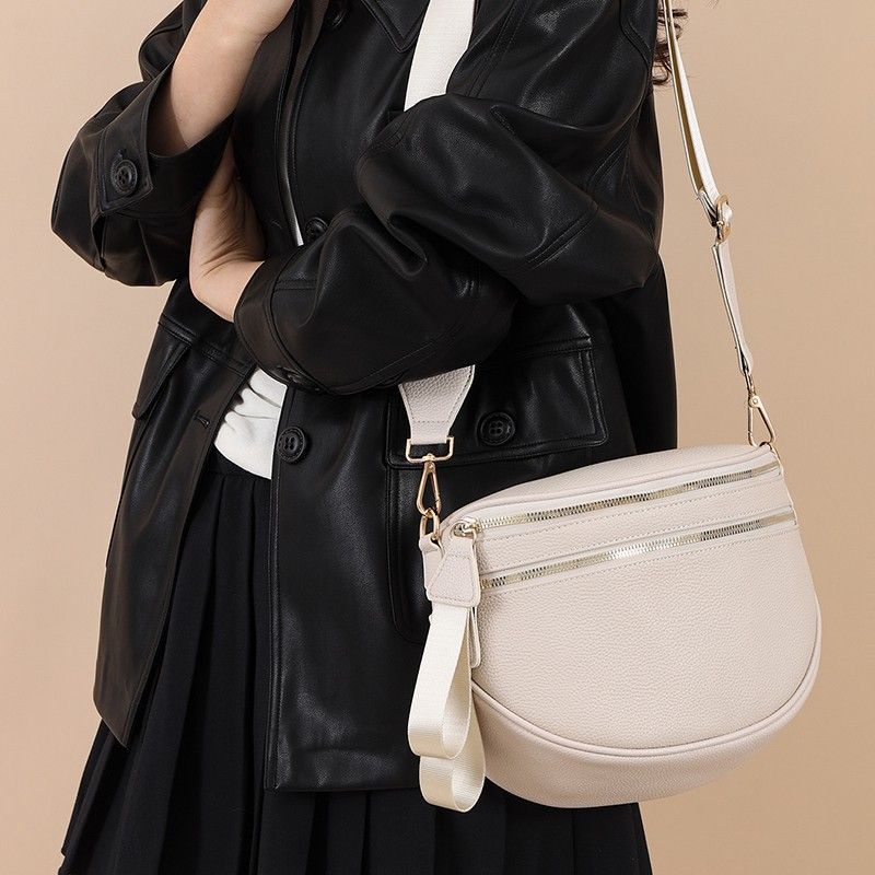 Nuova borsa a tracolla da donna del 2025 con tracolla larga, alla moda, alla moda, monospalla, casual, versatile._voghion.com