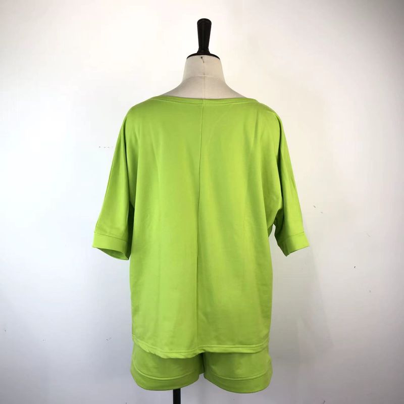 Women's Fashion Trendy Sweatshirt And Pants Off-Shoulder Loose Two-Piece Set 2022 New Style_voghion.com