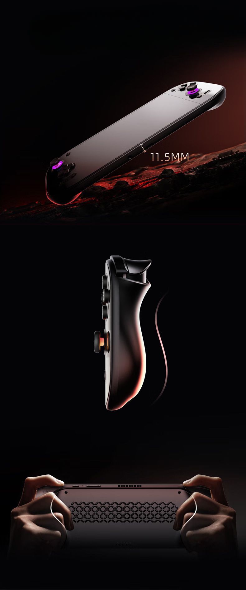 Game Console Android Open Source Handheld 8 Gen 2 Graduation OLED Large Screen Streaming_voghion.com