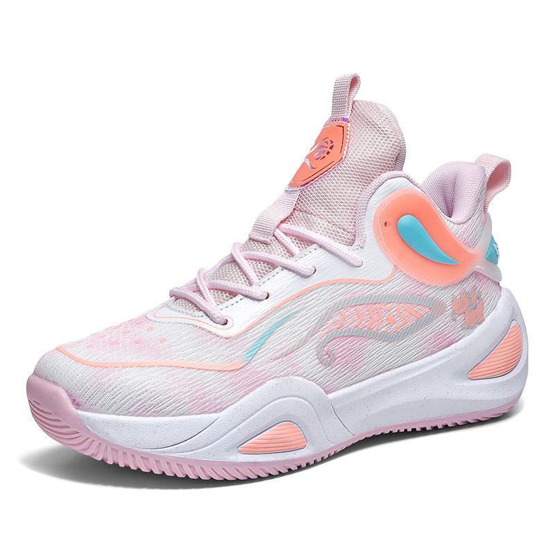 New Basketball Combat Boots Mesh Sports Ruig Shoes For Teeagers Elemetary School Studets Practical Cemet Floor_voghion.com