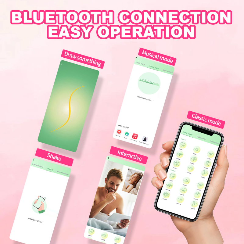 Vibratori per mutandine femminili con telecomando APP a distanza per donne, stimolatore del clitoride, dildo wireless Lov_voghion.com