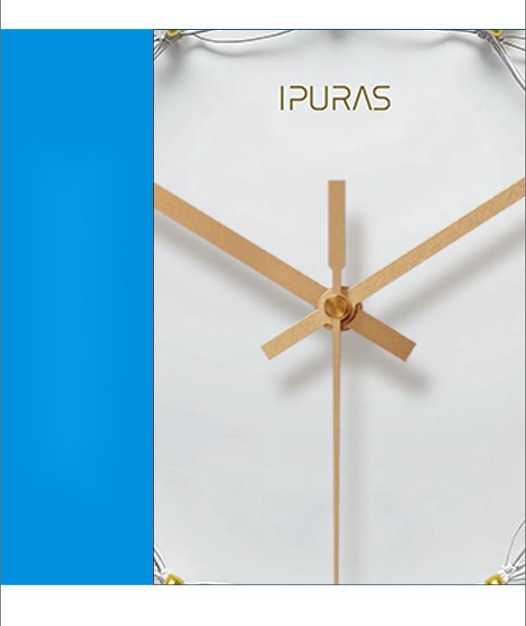 Eupula 7048 Nordic Fashion Light Luxury Living Room Creative Wall Watch Silent Quartz Home Clock_voghion.com