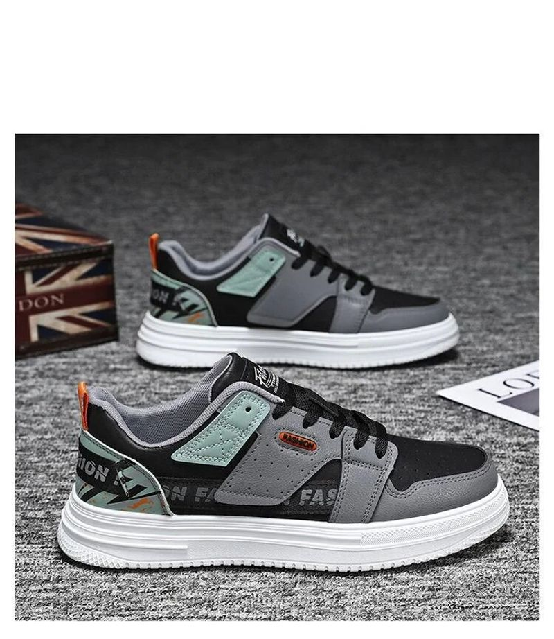 2024 neue männliche erwachsene student mode trend freizeit sport bord kleine weiße männer trendige schuhe_voghion.com