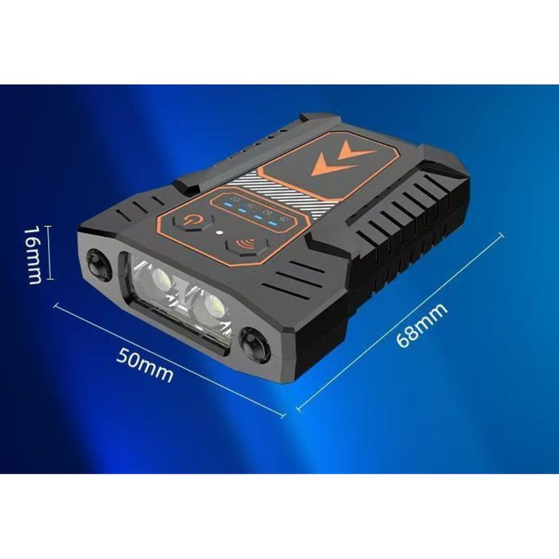 New Hand Wave Hat Clip Light For Fishing, Night Fishing Light, Ultra-light Waterproof Sensor Headlamp_voghion.com
